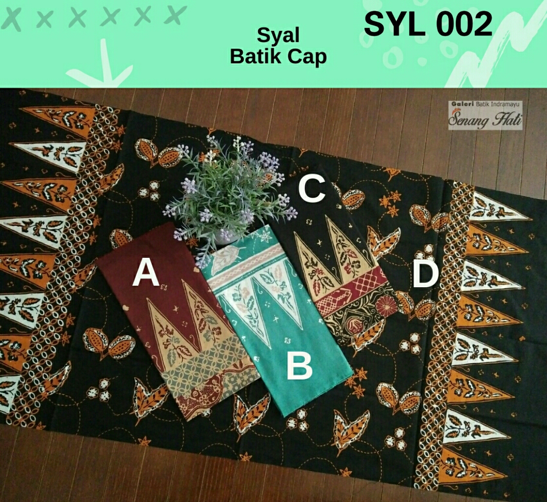 Syal Batik Cap